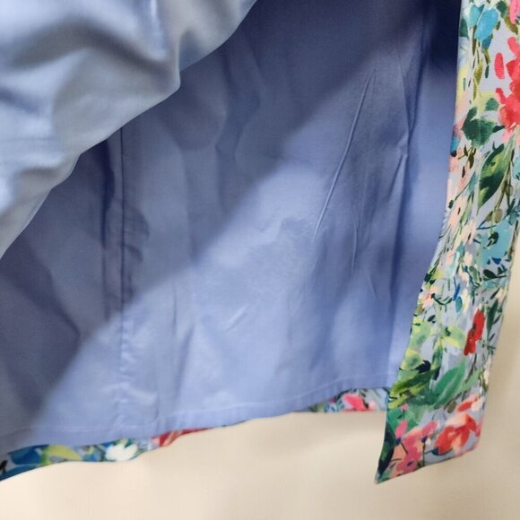 NWT Aidan by Aidan Mattox Off the Shoulder Floral Dress Lilac Multi Size 10 - Picture 12 of 16